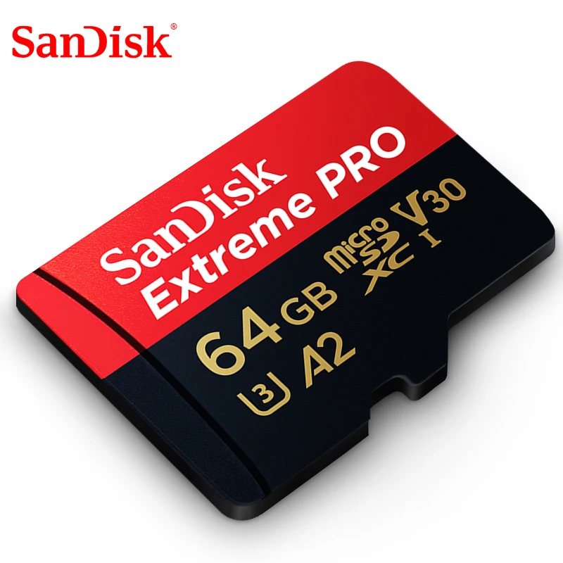 

SanDiskExtreme Pro 256G 128GB 64GB 32GBmicroSDHC SDXC UHS-I Memory Card micro SD Card TF Card 170MB/s Class10 U3 With SD Adapter