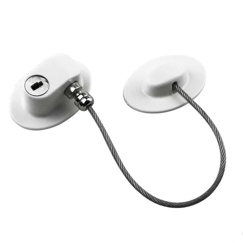 Kitchen Fridge Lock with 2 Keys Child Safety Drawer Cabinet Lock with Strong Adhesive Dorm Freezer Door Lock (White)
Kitchen Fridge Lock with 2 Keys Child Safety Drawer Cabinet Lock with Strong Adhesive Dorm Freezer Door Lock (White)