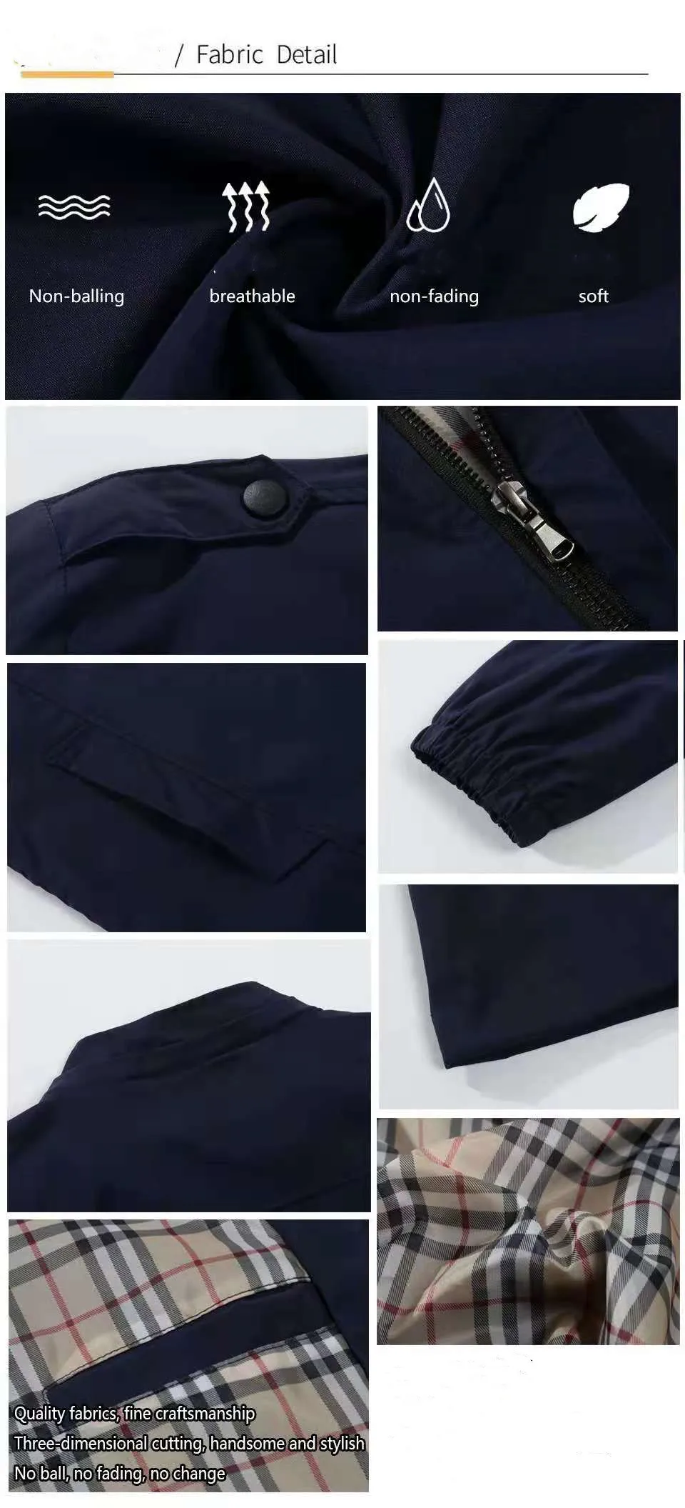 2021 men's spring and autumn new hooded jacket, solid color thin style, outdoor motorcycle windbreaker, European size 
2021 men's spring and autumn new hooded jacket, solid color thin style, outdoor motorcycle windbreaker, European size