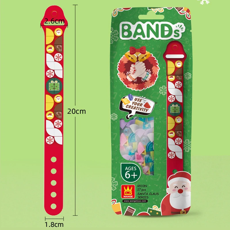 Creative DIY Dots Bricks Kids Bracelet Christmas Gifts Wristband Adjustable Length Educational Building Blocks Toys For Girls
Creative DIY Dots Bricks Kids Bracelet Christmas Gifts Wristband Adjustable Length Educational Building Blocks Toys For Girls