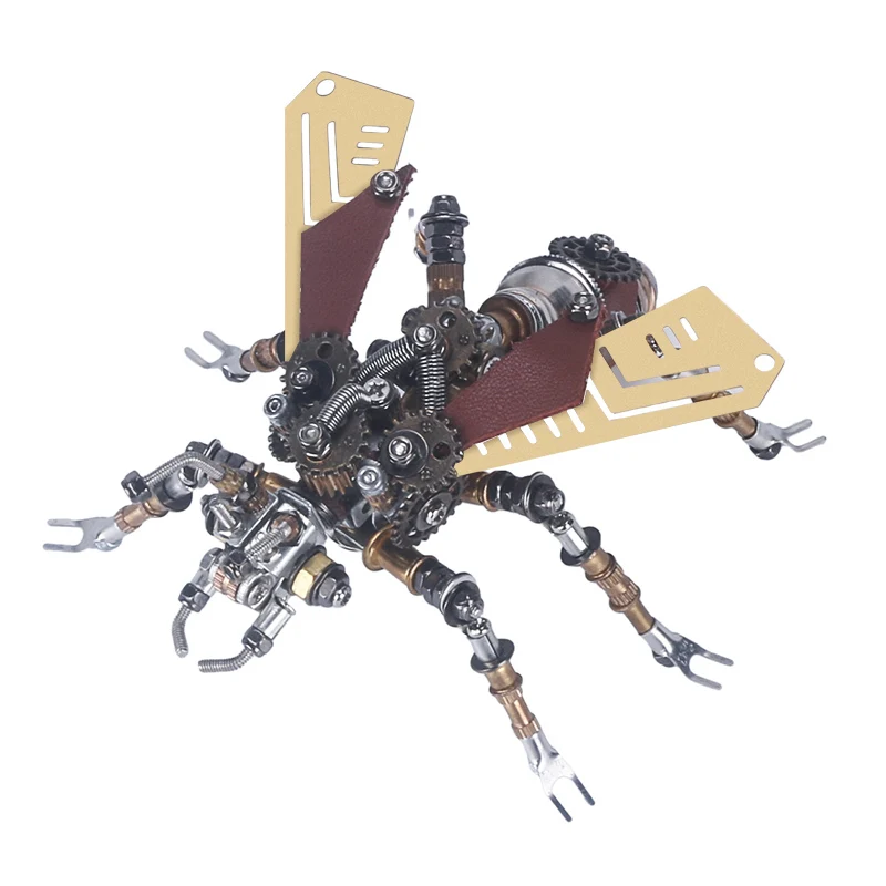 Mechanical Insect Ornaments 3D Three-dimensional Simulation Metal Assembly Model DIY Hand-made Home Decoration
Mechanical Insect Ornaments 3D Three-dimensional Simulation Metal Assembly Model DIY Hand-made Home Decoration
