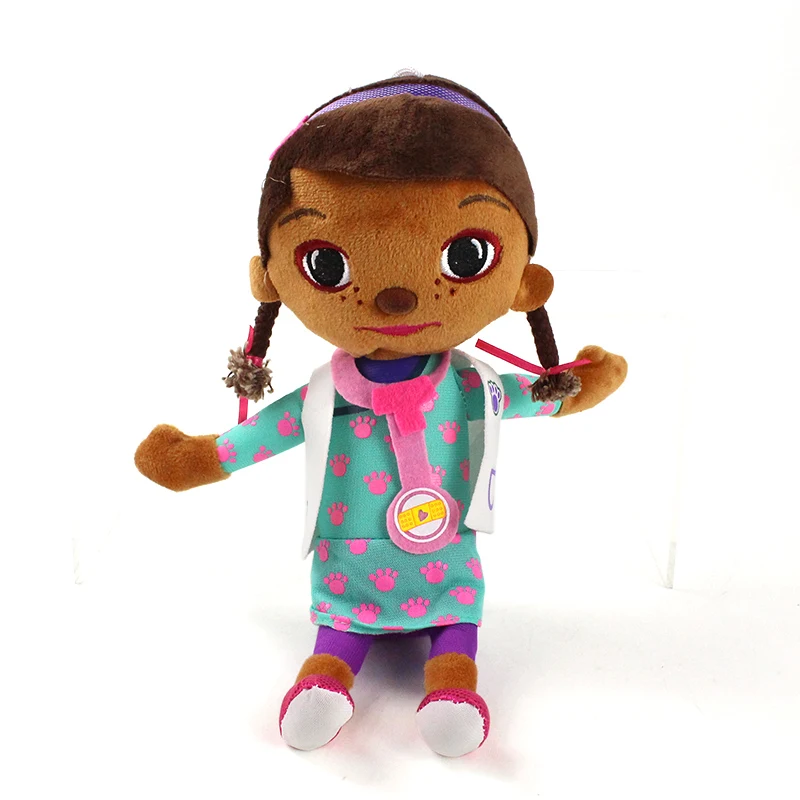 Doctor Mcstuffins Плюшевые игрушки дракон овца Dottie Бегемот раннее образование куклы