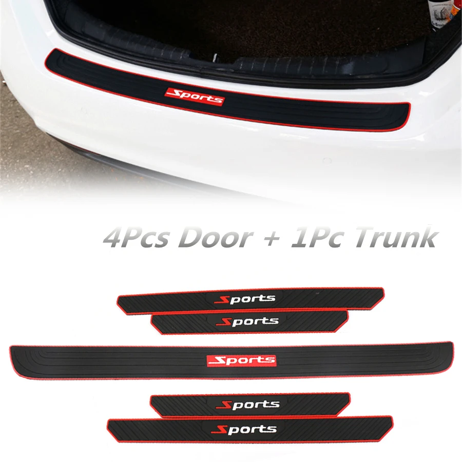 5pcs Universal Rubber Car Door Scuff Sill Cover Panel Rear Guard Bumper Scratch Protector Pad Sport Style
5pcs Universal Rubber Car Door Scuff Sill Cover Panel Rear Guard Bumper Scratch Protector Pad Sport Style