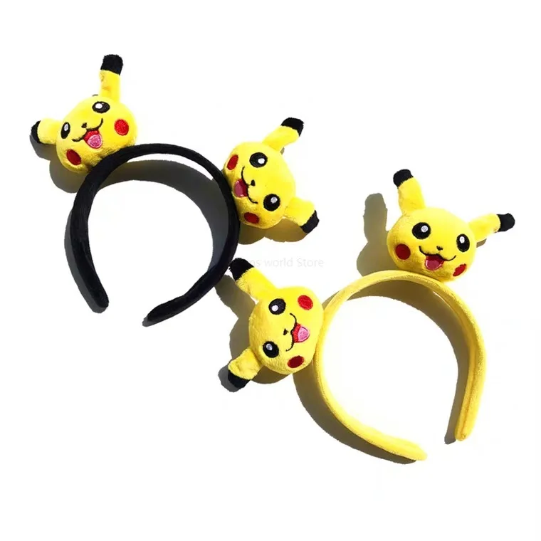 TAKARA TOMY Pikachu headband headband cute cartoon plush doll head buckle hairpin net red party hair accessories clip
TAKARA TOMY Pikachu headband headband cute cartoon plush doll head buckle hairpin net red party hair accessories clip