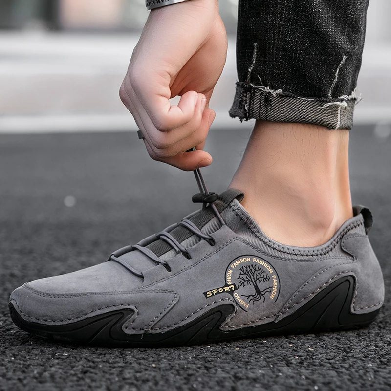 Men Casual Shoes Leather Fashion Men Sneakers Handmade Breathable Mens Loafers Moccasins Lightweight Boat Shoes Plus Size 38-48
Men Casual Shoes Leather Fashion Men Sneakers Handmade Breathable Mens Loafers Moccasins Lightweight Boat Shoes Plus Size 38-48