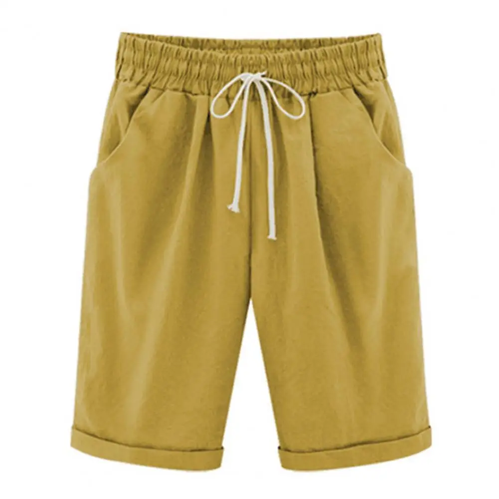 Ladies Leisure Shorts Drawstring Pockets Solid Color Minimalist Shorts Daily Wear
Ladies Leisure Shorts Drawstring Pockets Solid Color Minimalist Shorts Daily Wear