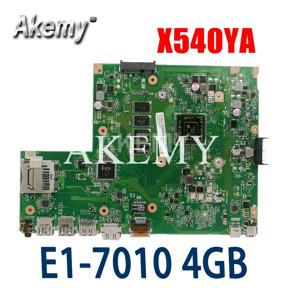 Akemy For Asus GM X540YA Laotop Mainboard X540Y X540YA D540Y R540Y Motherboard W/ E1-7010 CPU 4G RAM
Akemy For Asus GM X540YA Laotop Mainboard X540Y X540YA D540Y R540Y Motherboard W/ E1-7010 CPU 4G RAM