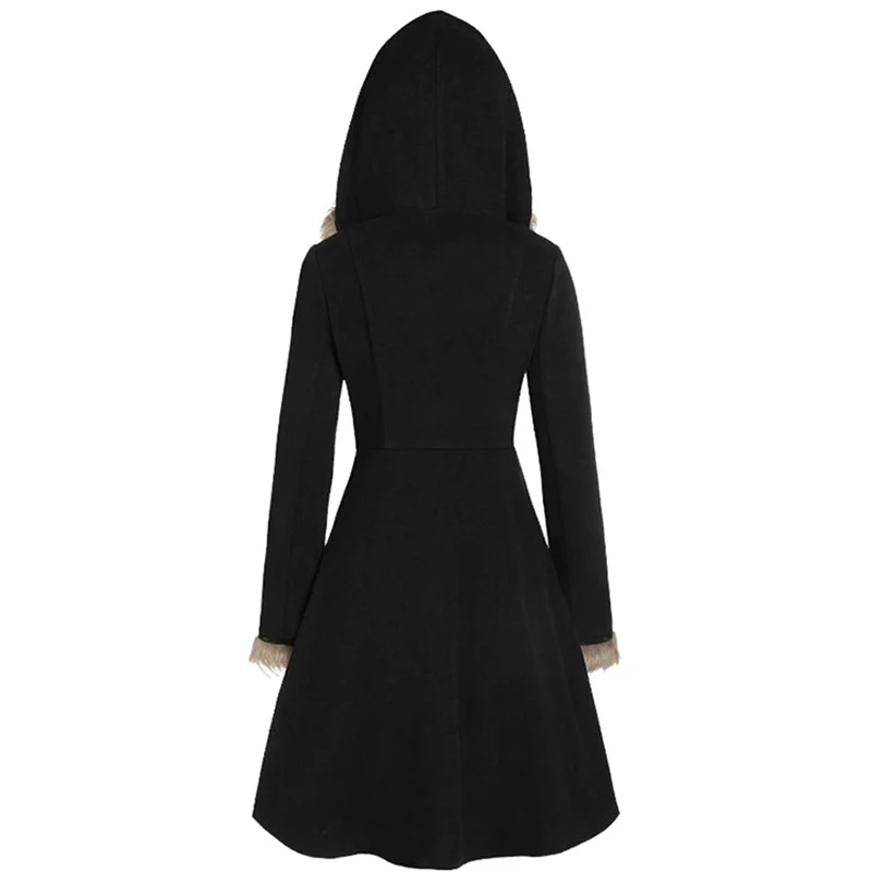 Coat Women 2020 Autumn Winter Fur Hooded Slim Long Overcoat Fashion Casual Solid Color Warm Wool Coat Female
Coat Women 2020 Autumn Winter Fur Hooded Slim Long Overcoat Fashion Casual Solid Color Warm Wool Coat Female