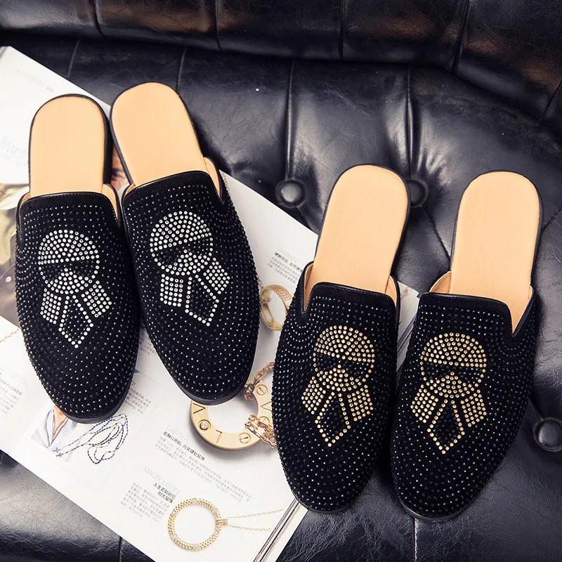 Flat Party Fashion Comfortable Shoes For Men Non-slip Gentleman Casual Personality Low Cut New 2021 Half Drag
Flat Party Fashion Comfortable Shoes For Men Non-slip Gentleman Casual Personality Low Cut New 2021 Half Drag