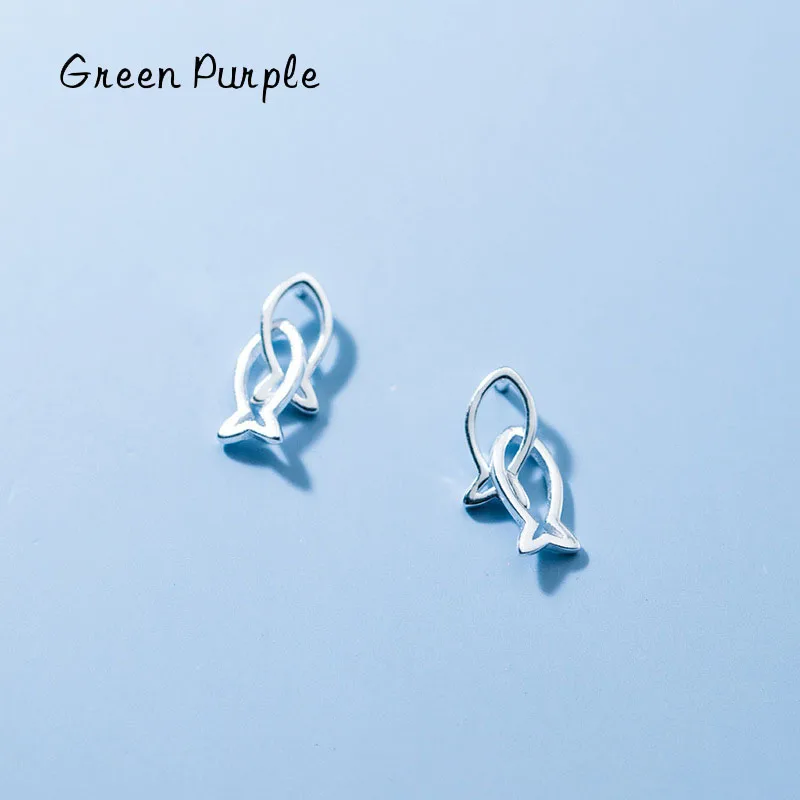 Small Fish Cute Exquisite Ears For Women Girls Authentic Real s925 Sterling Silver Fashion Female Stud Earrings Fine Jewelry
Small Fish Cute Exquisite Ears For Women Girls Authentic Real s925 Sterling Silver Fashion Female Stud Earrings Fine Jewelry
