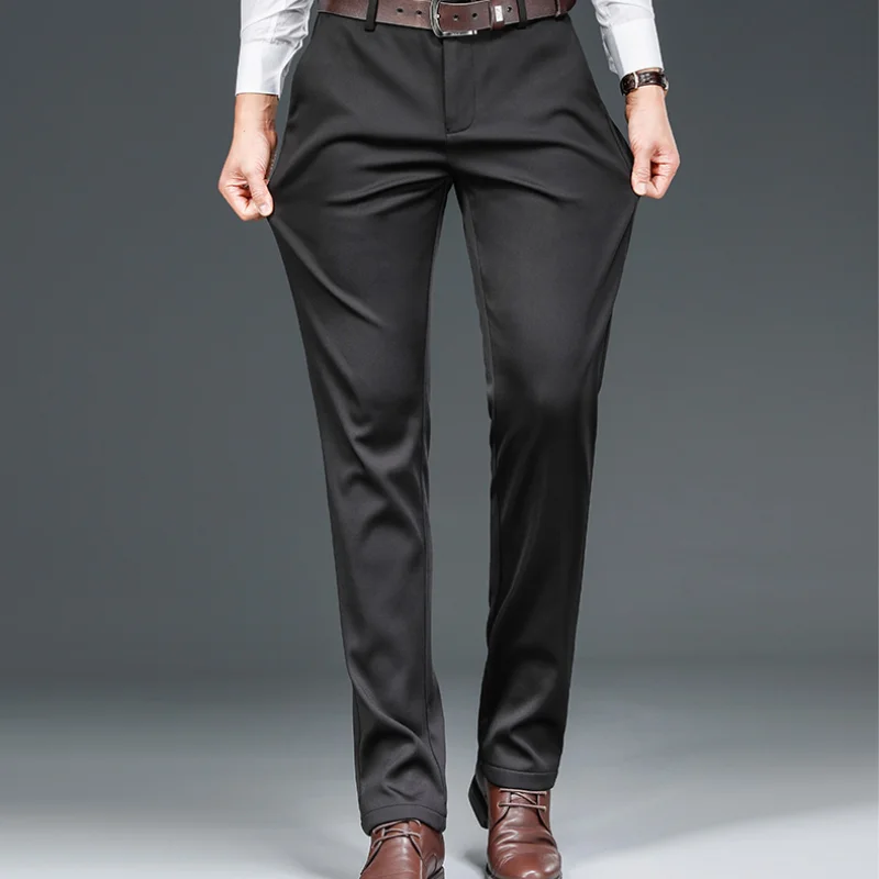 2021 fall/winter men's casual pants business fashion high-quality solid color elastic straight-leg pants/mid-waist men's pants
2021 fall/winter men's casual pants business fashion high-quality solid color elastic straight-leg pants/mid-waist men's pants