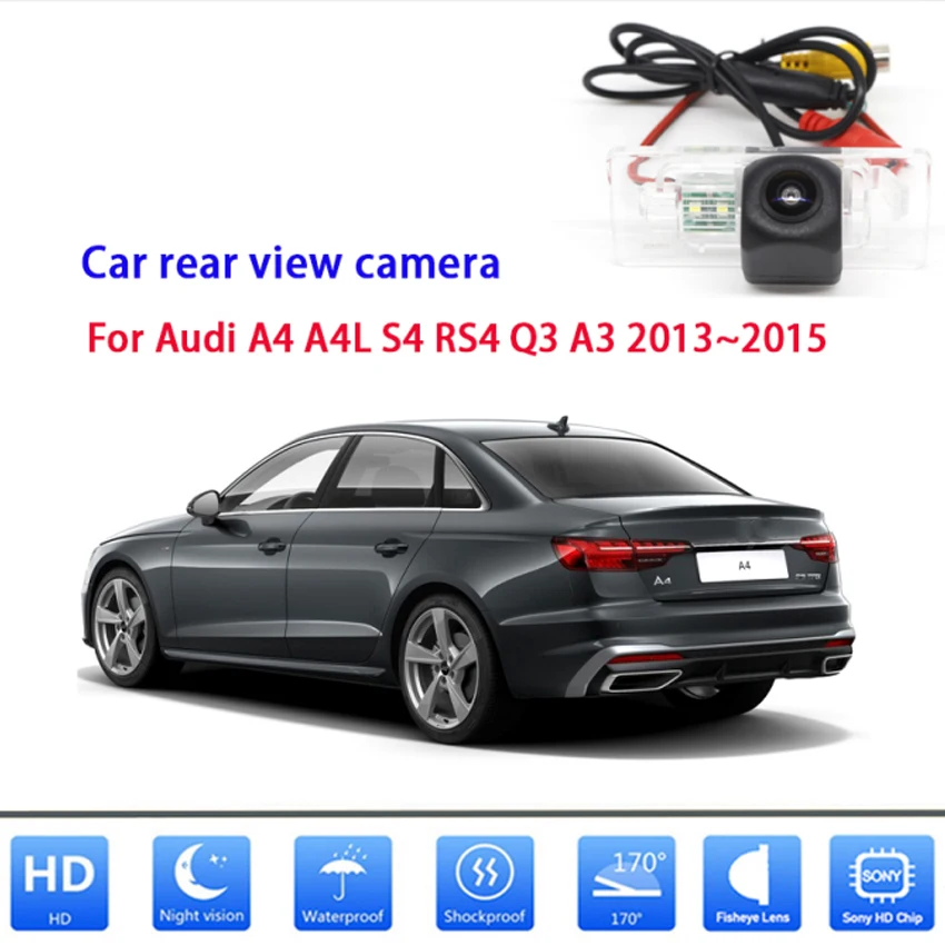 For Audi A4 A4L S4 RS4 Q3 A3 2013~2015 Vehicle back-up rear view camera wide angle of vehicle DVR alarm system camera
For Audi A4 A4L S4 RS4 Q3 A3 2013~2015 Vehicle back-up rear view camera wide angle of vehicle DVR alarm system camera