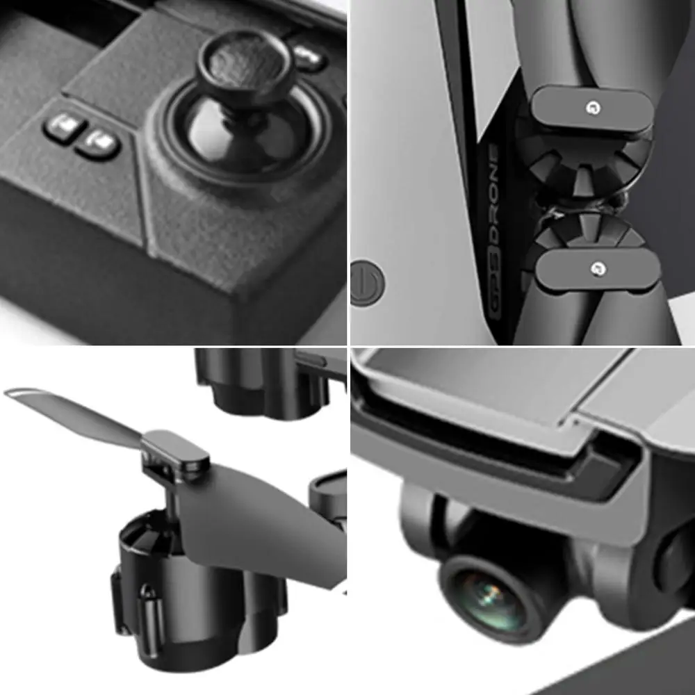Foldable GPS UAV HD With Brushless Motor Quadcopter 26 Minutes Flight Time Remote Control With Carrying Case