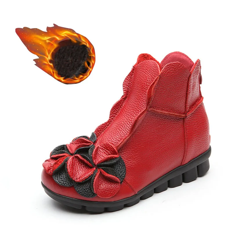 Red Ankle Boots Women's Autumn Shoes Handmade Genuine Leather Boots For Women Winter Fur Shoes Ladies Vintage Plush Boots Yellow
Red Ankle Boots Women's Autumn Shoes Handmade Genuine Leather Boots For Women Winter Fur Shoes Ladies Vintage Plush Boots Yellow