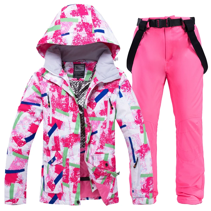 New Ski Suit for Women Ski Jacket Winter Women's Warm Windproof Waterproof Ski Set Female Outdoor Sports Snowboarding Skiing Set
New Ski Suit for Women Ski Jacket Winter Women's Warm Windproof Waterproof Ski Set Female Outdoor Sports Snowboarding Skiing Set