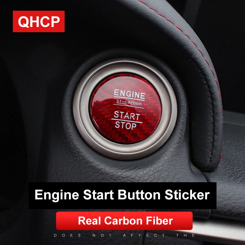 QHCP Carbon Fiber Engine Start Stop Push Button Cover Cap Trims For Lexus IS300 200T 250 RC GS300 Car Styling Interior Accessory
QHCP Carbon Fiber Engine Start Stop Push Button Cover Cap Trims For Lexus IS300 200T 250 RC GS300 Car Styling Interior Accessory