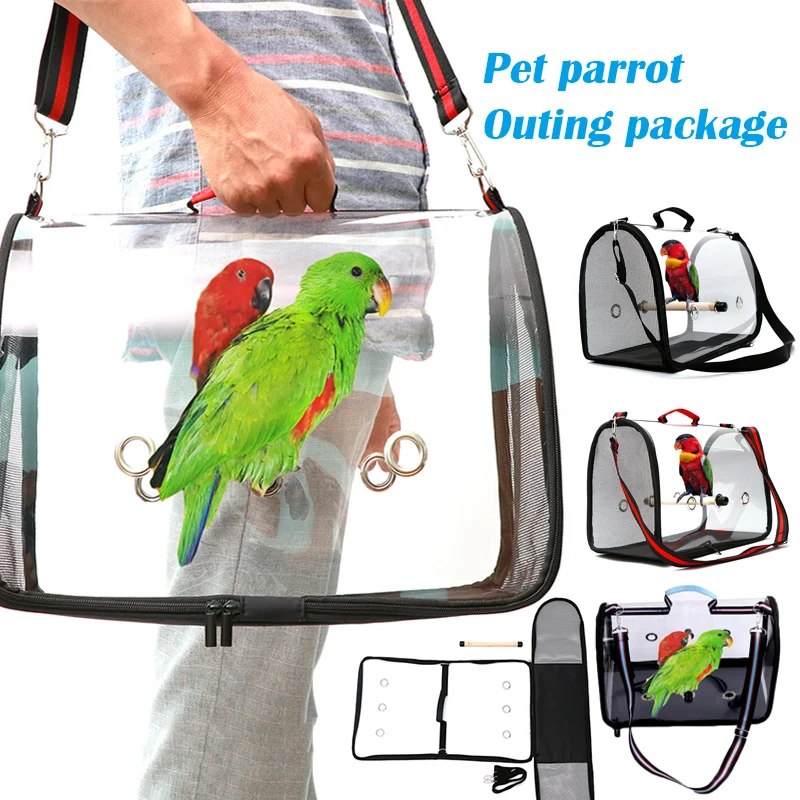 Bird Travel Bag Portable Pet Bird Transparent Breathable Lightweight Travel Cage For Outdoor Travel TSH Shop
Bird Travel Bag Portable Pet Bird Transparent Breathable Lightweight Travel Cage For Outdoor Travel TSH Shop