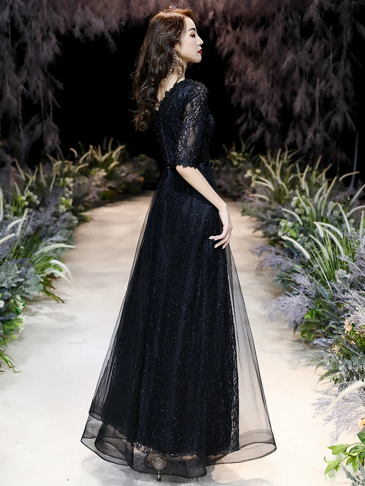 Sexy Lace Up Deep V Neck Half Sleeve Ankle Length Pageant Party Gown Classic Bandage Slim Evening Dress Women Banquet Gown
Sexy Lace Up Deep V Neck Half Sleeve Ankle Length Pageant Party Gown Classic Bandage Slim Evening Dress Women Banquet Gown