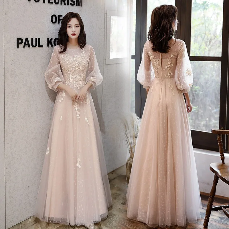 2021 New Temperament Evening Dress Elegant A-line Birthday Party Dress Fairy Celebrity Banquet Dress Slim Stage Show Dress
2021 New Temperament Evening Dress Elegant A-line Birthday Party Dress Fairy Celebrity Banquet Dress Slim Stage Show Dress