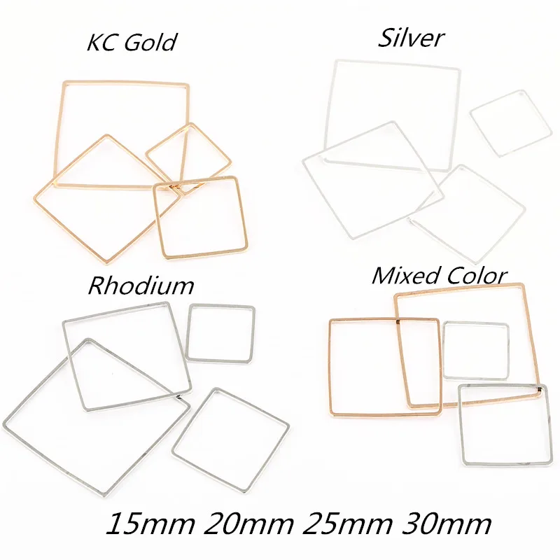 10pcs KC Gold/White K/Silver Square Pendant for DIY Earrings Making Earring Connector Findings Jewelry Accessories Wholesale
10pcs KC Gold/White K/Silver Square Pendant for DIY Earrings Making Earring Connector Findings Jewelry Accessories Wholesale