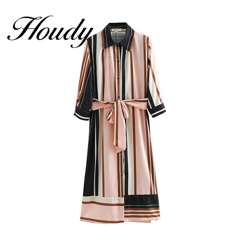 2021 Autumn And Winter New Products Women's Striped Shirt Dress Casual Slim Long Dress
2021 Autumn And Winter New Products Women's Striped Shirt Dress Casual Slim Long Dress