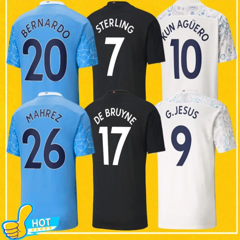 

new men shirt Kun Aguero De Bruyne Foden Ake Ferran Ruben G.JESUS BERNARDO MAHREZ 2020 2021 Manchester men city shirt