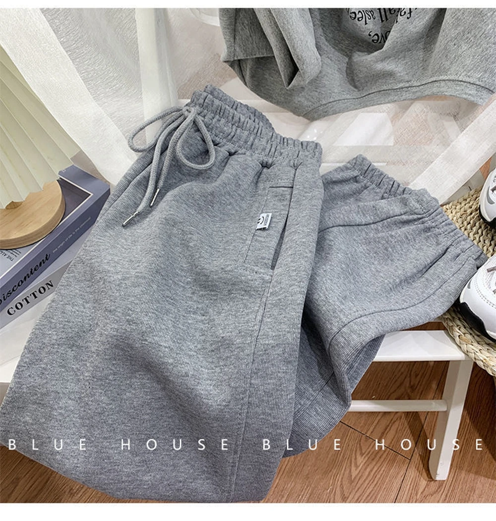 Women Casual Korean Spring Trouser Thick Pants Tie feet Long Pant Loose Female Drawstring High Waist Plus Size Sport Trousers
Women Casual Korean Spring Trouser Thick Pants Tie feet Long Pant Loose Female Drawstring High Waist Plus Size Sport Trousers