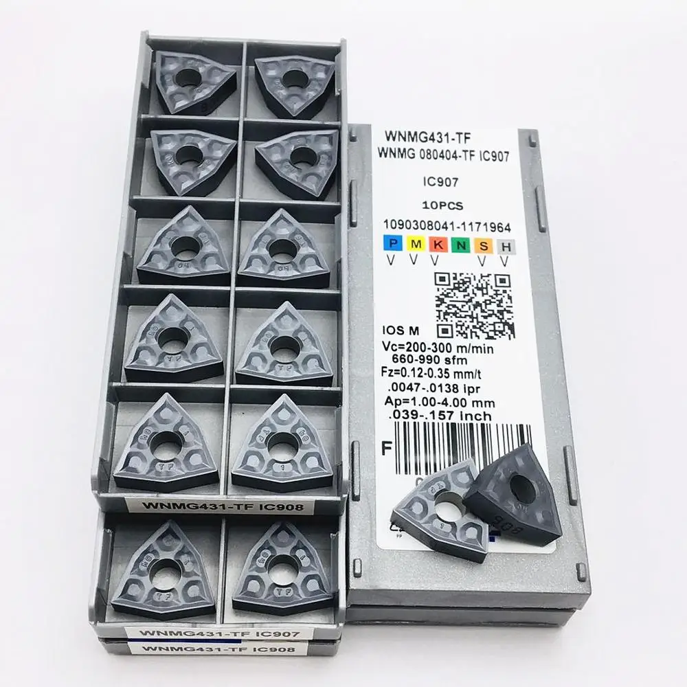 Токарные инструменты WNMG080408 TF IC907 WNMG080408 TF IC908 твердосплавные вставки WNMG 080408 внешний токарный инструмент Фрезерный инструмент токарный инстр...
Токарные инструменты WNMG080408 TF IC907 WNMG080408 TF IC908 твердосплавные вставки WNMG 080408 внешний токарный инструмент Фрезерный инструмент токарный инстр...