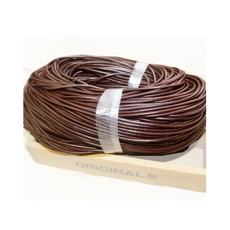 2Meter/lot 1/1.5/2/2.5/3/3.5/4/5/6mm Round Genuine Leather Rope DIY Making Bracelet Necklace Bag Rope Jewelry Finding
2Meter/lot 1/1.5/2/2.5/3/3.5/4/5/6mm Round Genuine Leather Rope DIY Making Bracelet Necklace Bag Rope Jewelry Finding