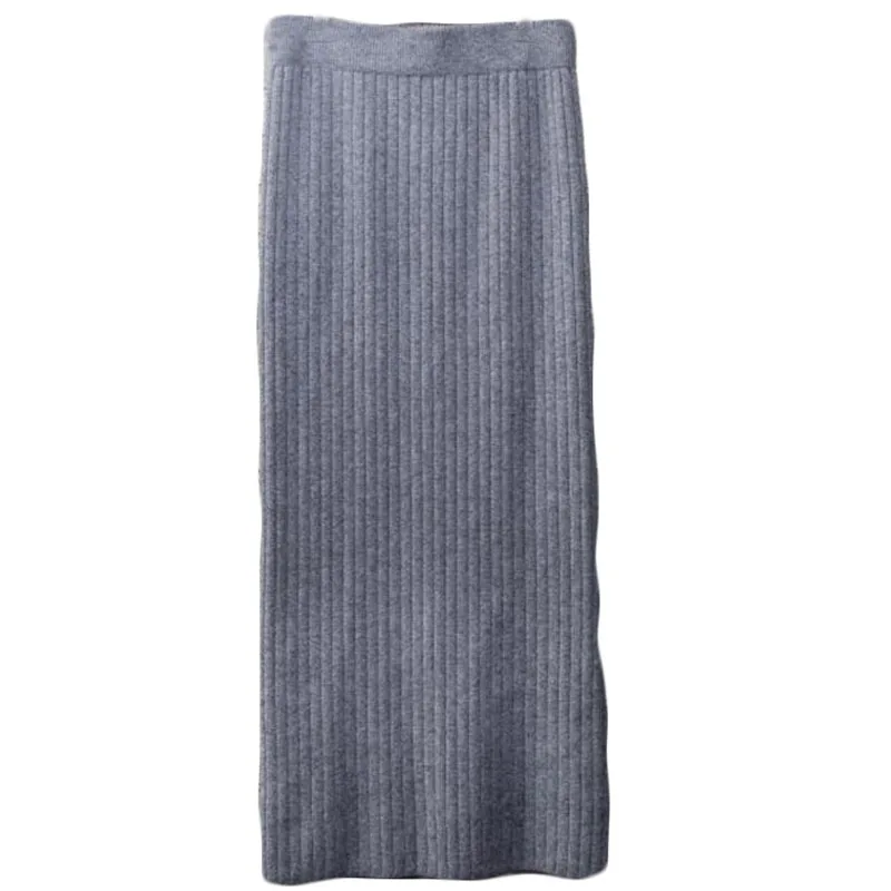 2019 Autumn and winter wild women's new thickening high waist bag hip Split ends long section high quality knitted skirt
2019 Autumn and winter wild women's new thickening high waist bag hip Split ends long section high quality knitted skirt