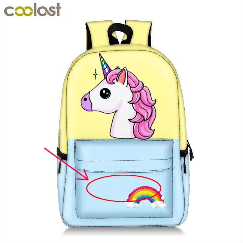 Детский рюкзак на заказ для девочек-подростков школьные сумки с рисунком