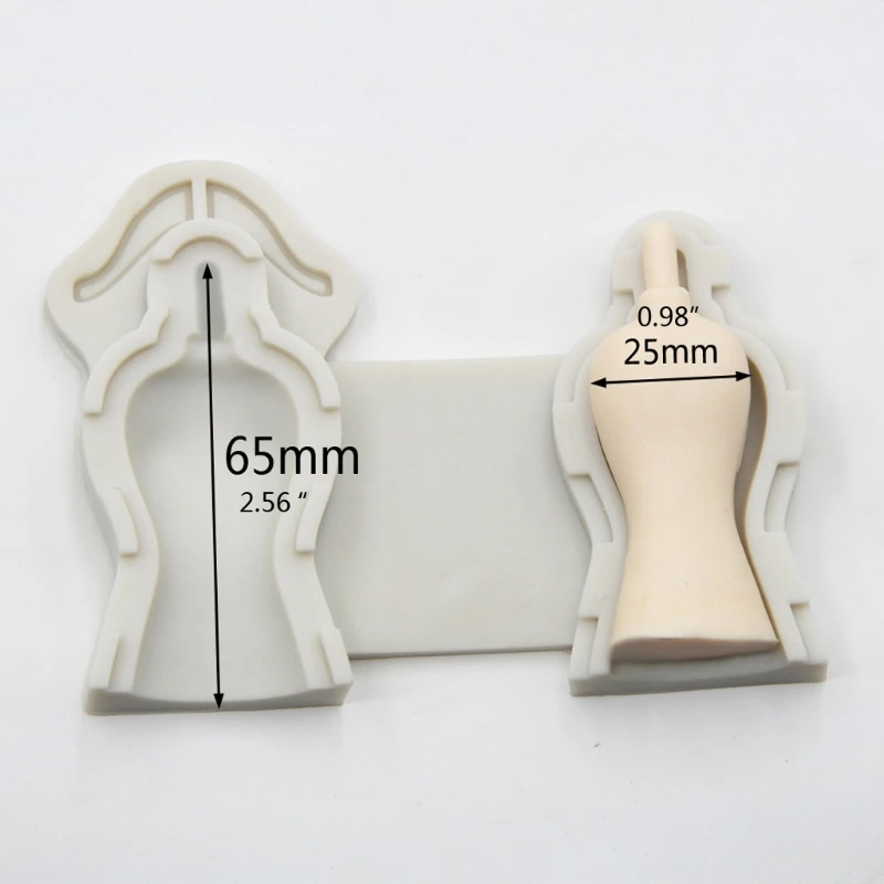 13MC Body Shape Resin Silicone Mold DIY Model Body Stand Display Cake Fondant Molds
13MC Body Shape Resin Silicone Mold DIY Model Body Stand Display Cake Fondant Molds