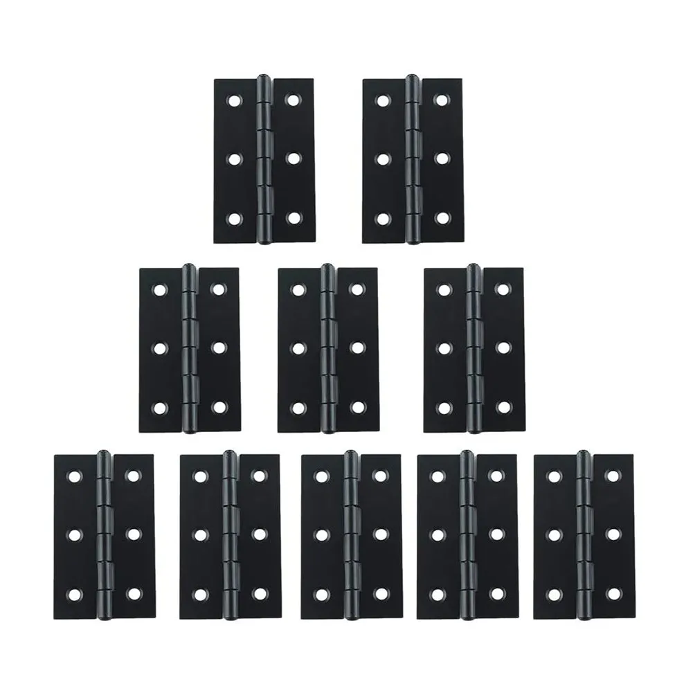 10pcs Thick Spray Paint Black 2 Inch Hinge Wooden Box Gift Box Hinge Packaging Accessories Large Hinge Cabinet Hinge 51*46mm
10pcs Thick Spray Paint Black 2 Inch Hinge Wooden Box Gift Box Hinge Packaging Accessories Large Hinge Cabinet Hinge 51*46mm