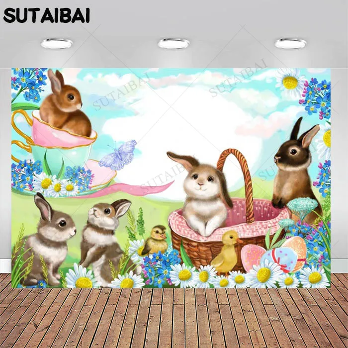 Romantic Spring Easter Bunny Egg Cartoon Newborn Party Decoration Children Poster Photo Gallery Vinyl Props
Romantic Spring Easter Bunny Egg Cartoon Newborn Party Decoration Children Poster Photo Gallery Vinyl Props