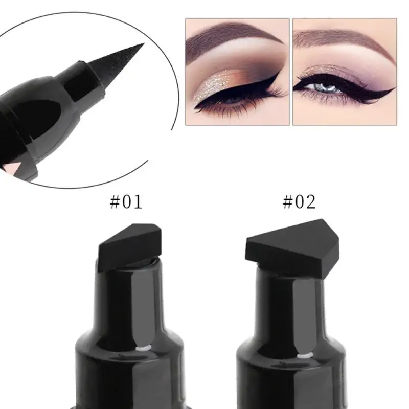 1 Pc Hot Sale Double-Headed Seal Black Eyeliner Triangle Seal Eyeliner Waterproof Eyes Makeup Eyeliner Pen Eyeliner Stamp
1 Pc Hot Sale Double-Headed Seal Black Eyeliner Triangle Seal Eyeliner Waterproof Eyes Makeup Eyeliner Pen Eyeliner Stamp