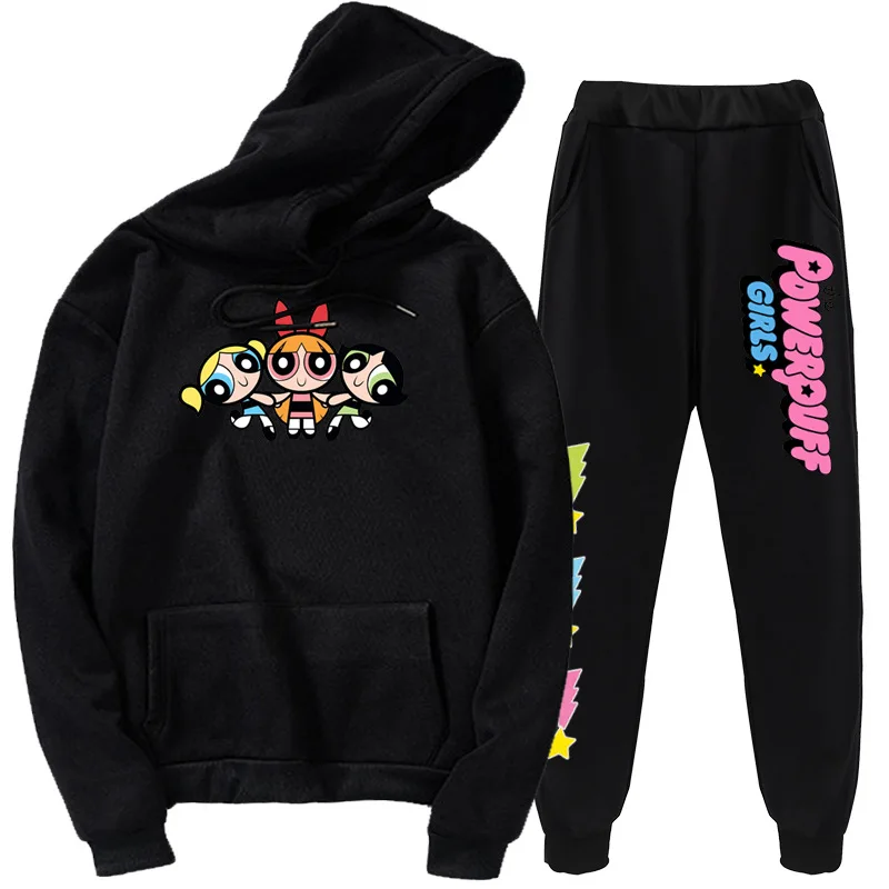 Powerpuff girl cartoon anime sports suits for women 2 piece outfit loose kawaii sportswear pullover casual couple outfit
Powerpuff girl cartoon anime sports suits for women 2 piece outfit loose kawaii sportswear pullover casual couple outfit