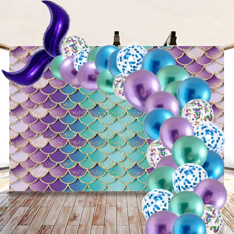 40Pcs Mermaid Tail Balloons Garland Arch For Baby Shower Girl Birthday Party Decorations Mermaid Ocean Sea Theme Party Supplies
40Pcs Mermaid Tail Balloons Garland Arch For Baby Shower Girl Birthday Party Decorations Mermaid Ocean Sea Theme Party Supplies