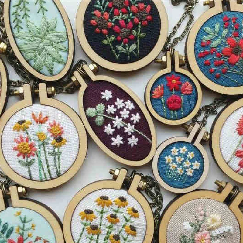 10 Set Mini Round Wooden Embroidery Hoop Frame Inner Diamater 2cm - Cross Stitch, Arts, DIY Crafts Tools
10 Set Mini Round Wooden Embroidery Hoop Frame Inner Diamater 2cm - Cross Stitch, Arts, DIY Crafts Tools