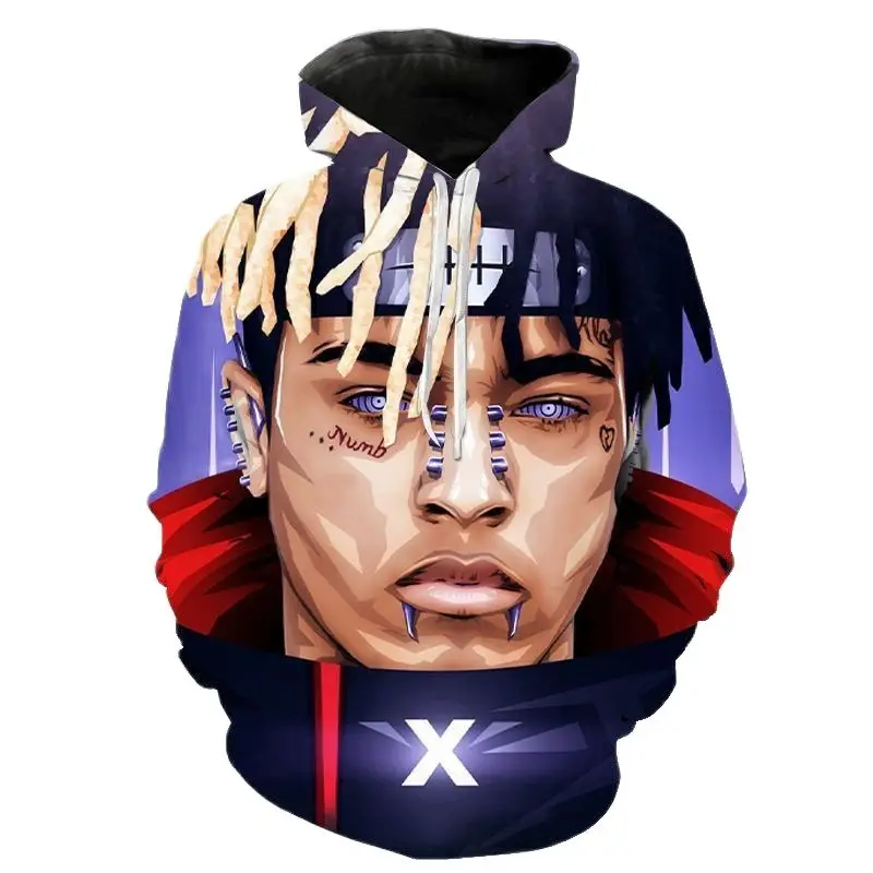 New Casual 3D Xxxtentacion Hoodies Men Women Children Fashion Casual Pop Singer 3D Printed Sweatshirt Streetwear Hooded Tops
New Casual 3D Xxxtentacion Hoodies Men Women Children Fashion Casual Pop Singer 3D Printed Sweatshirt Streetwear Hooded Tops