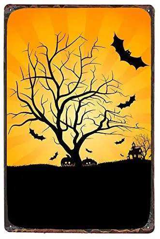 Halloween Tin Sign - Halloween Poster Series - Vintage Holiday Postcard - Wall Memorial Decoration Metal Tin Sign 11.8 x 7.8
Halloween Tin Sign - Halloween Poster Series - Vintage Holiday Postcard - Wall Memorial Decoration Metal Tin Sign 11.8 x 7.8