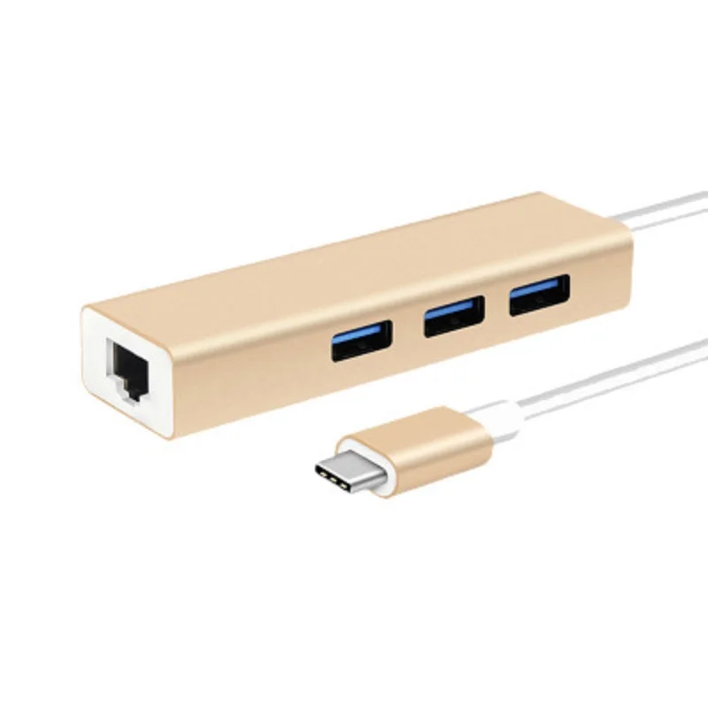 USB3.0 концентратор Type C USB к RJ45 гигабит PD для Macbook Pro HP DELL поверхность Samsung док станция