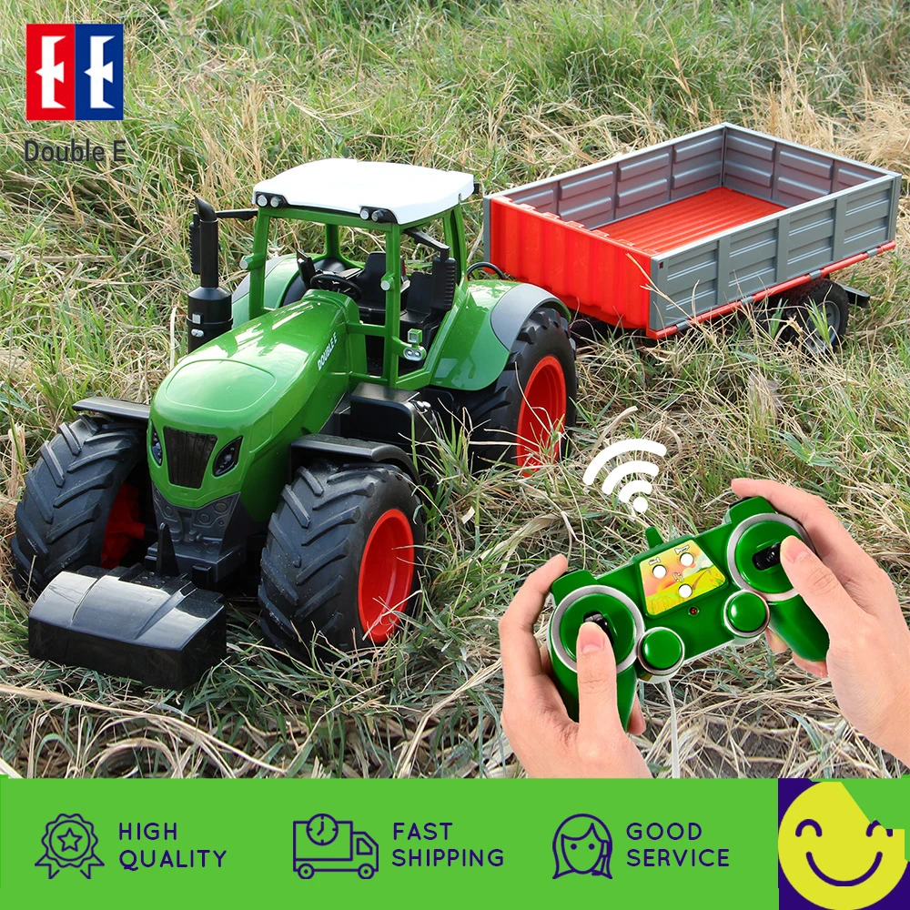 Double E Big Farmer Car Rc Truck Trailer Dump Tractor 2.4G Remote Control Tractor Electric Engineering Vehicles Model Toys Boys
Double E Big Farmer Car Rc Truck Trailer Dump Tractor 2.4G Remote Control Tractor Electric Engineering Vehicles Model Toys Boys
