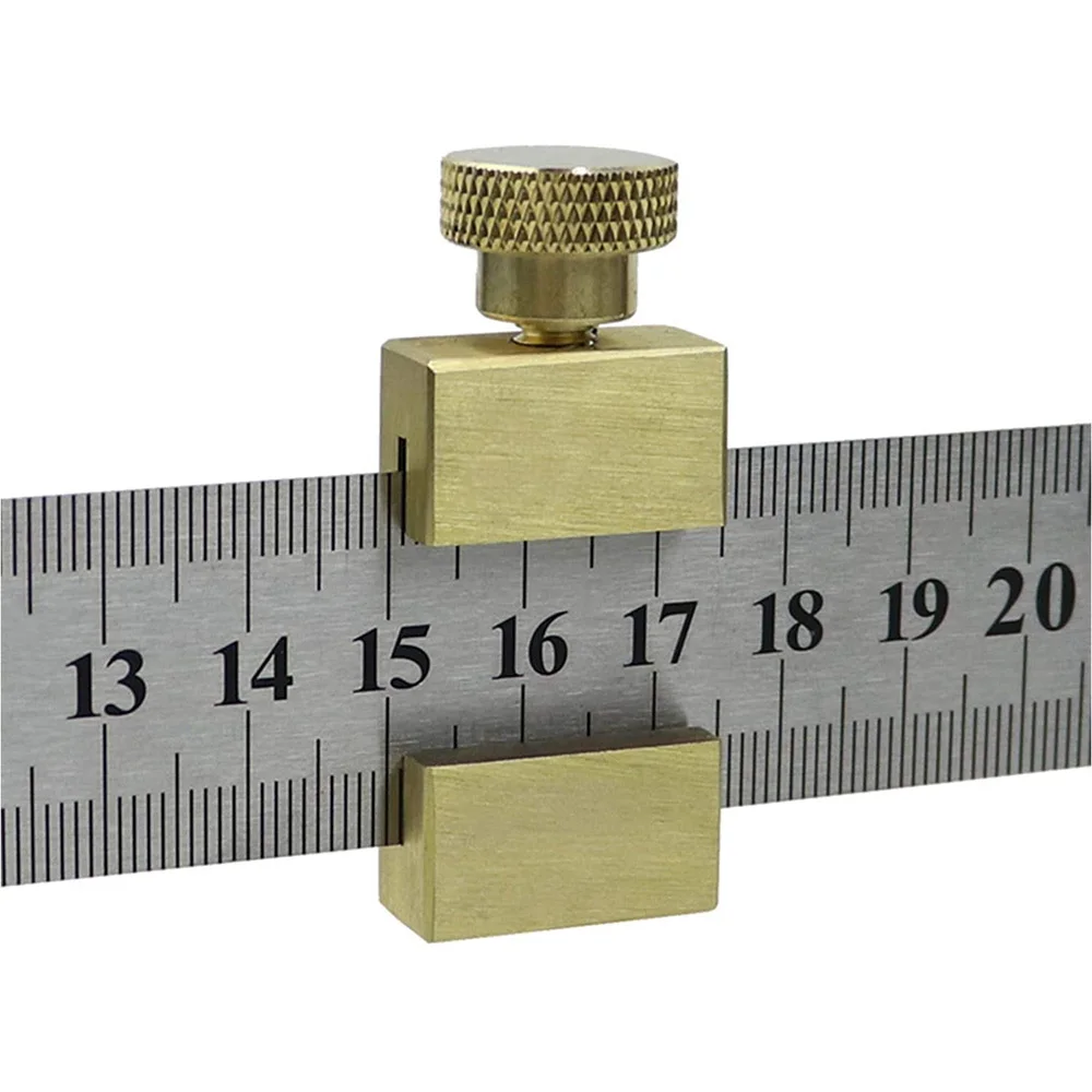 Brass Angle Scriber Line Marking Gauge Steel Ruler Positioning Block For Ruler Locator DIY Carpentry Scriber Measuring Tools
Brass Angle Scriber Line Marking Gauge Steel Ruler Positioning Block For Ruler Locator DIY Carpentry Scriber Measuring Tools