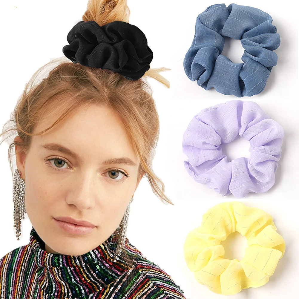 Fashion Chiffon Hair Scrunchies Bobble Solid Color Sports Elastic Dance Headband Rope Women Hair Band Ring Scrunchie Ponytail
Fashion Chiffon Hair Scrunchies Bobble Solid Color Sports Elastic Dance Headband Rope Women Hair Band Ring Scrunchie Ponytail