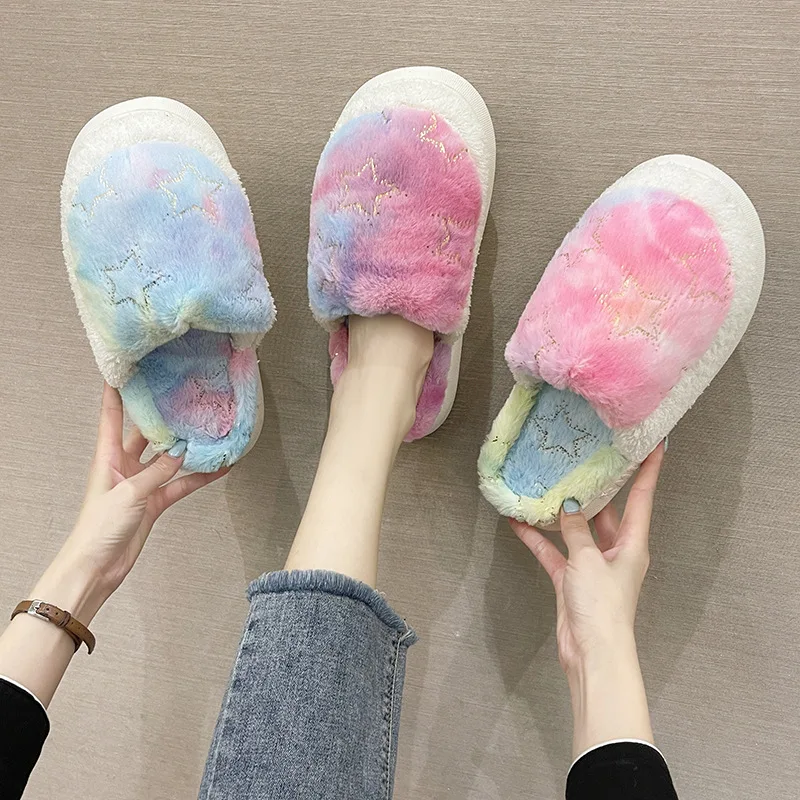 2021 Warm Fluffy Slippers Women Faux Fur Flip Flops Woman Shoes Indoor Colorful Floor Slides Soft Flat Furry Sandals Female
2021 Warm Fluffy Slippers Women Faux Fur Flip Flops Woman Shoes Indoor Colorful Floor Slides Soft Flat Furry Sandals Female