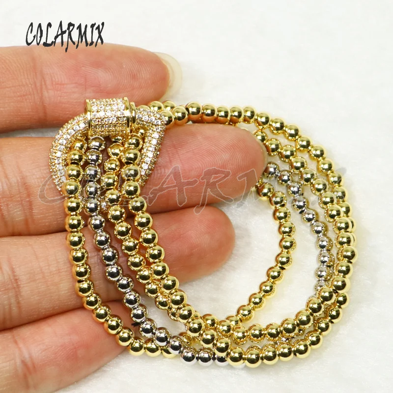 3pcs fashion 4 strands bracelets Drop bolt charm beaded bracelet mix colors fashion jewelry accessories gift for women 50330 
3pcs fashion 4 strands bracelets Drop bolt charm beaded bracelet mix colors fashion jewelry accessories gift for women 50330