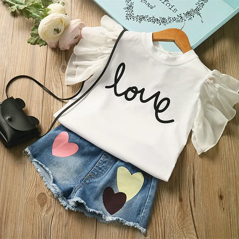 Baby Girl Shorts and Pattern Printing T-shirt Clothing Sets Cute Kids Girl 2-8 Years 2Pcs Children Clothes Birthday Party Gift
Baby Girl Shorts and Pattern Printing T-shirt Clothing Sets Cute Kids Girl 2-8 Years 2Pcs Children Clothes Birthday Party Gift