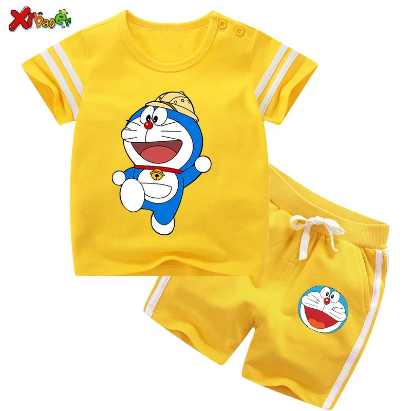 2020 Boy Clothes Set Toddler Baby Cartoon Cat T Shirt Short Girl Outfit Sport Suit Children Clothing 6 Year Kids Summer Clothing
2020 Boy Clothes Set Toddler Baby Cartoon Cat T Shirt Short Girl Outfit Sport Suit Children Clothing 6 Year Kids Summer Clothing