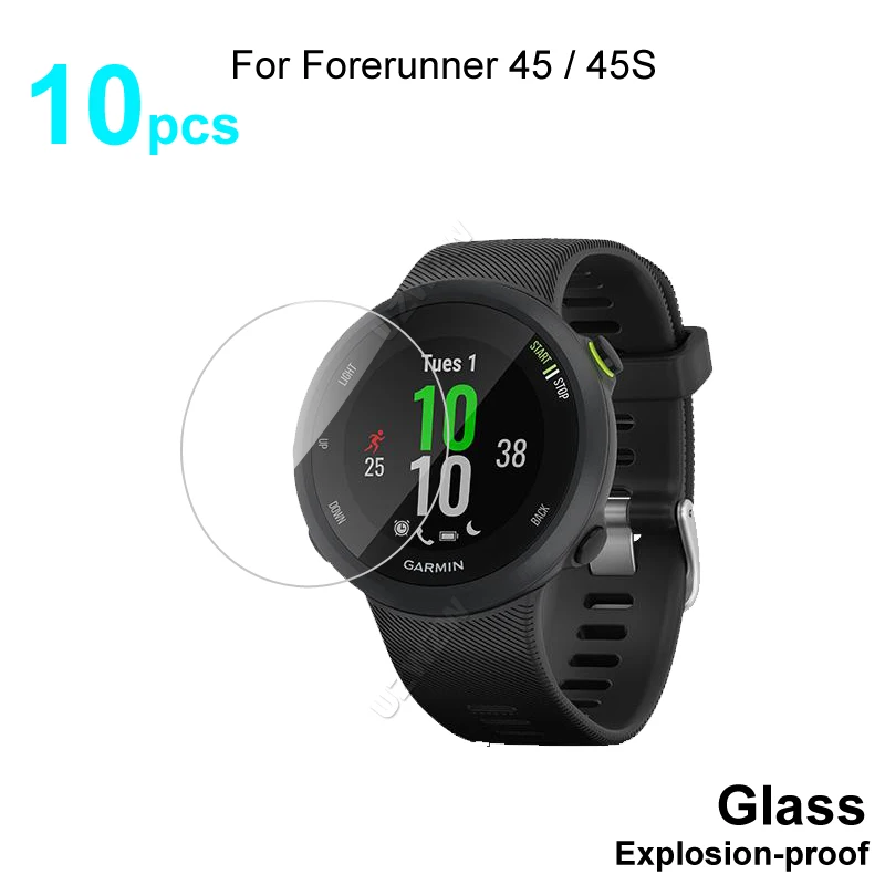 10 шт. для смарт-часов Garmin Forerunner 45 45s, защита экрана, защитная пленка из закаленного стекла, Взрывозащищенная
10 шт. для смарт-часов Garmin Forerunner 45 45s, защита экрана, защитная пленка из закаленного стекла, Взрывозащищенная