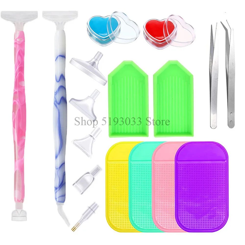 5D Diamond Painting Tool Resin Point Drilling Pen With Nib DIY Diamond Embroidery Accessories Clay Set 
5D Diamond Painting Tool Resin Point Drilling Pen With Nib DIY Diamond Embroidery Accessories Clay Set